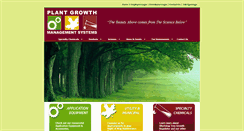 Desktop Screenshot of plantgrowthmanagementsystems.com