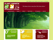 Tablet Screenshot of plantgrowthmanagementsystems.com